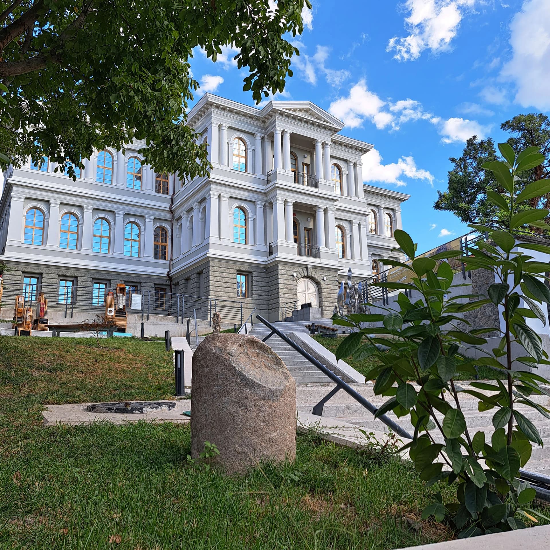 A contemporary urban environment featuring diverse functions, exhibition areas, and landscape design.